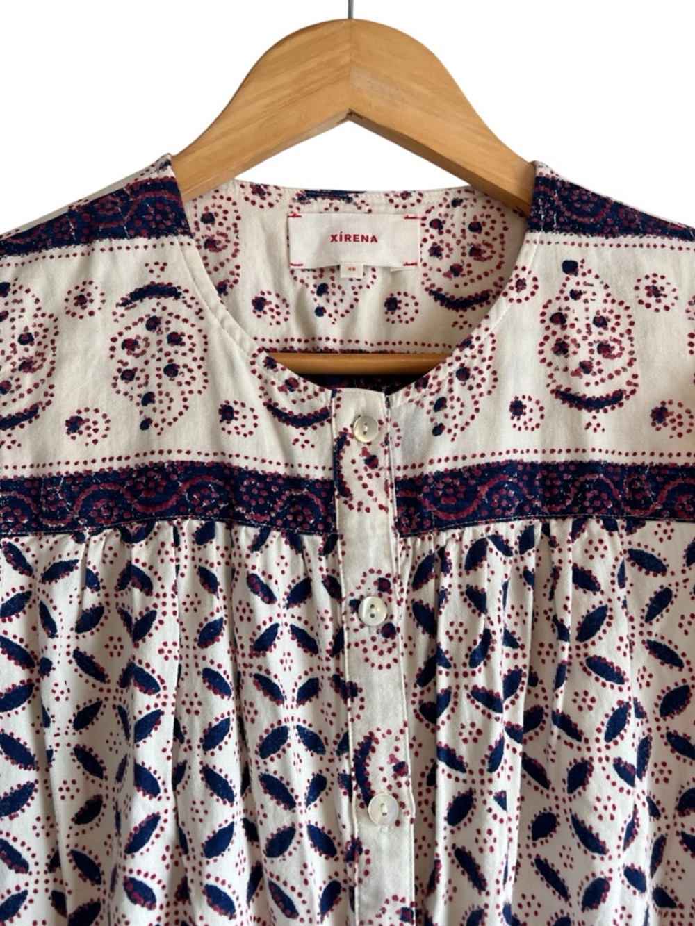 XiRENA Liam Sand Castle jumpsuit with ruffles & drawstring XS like new condition - Picture 10 of 15